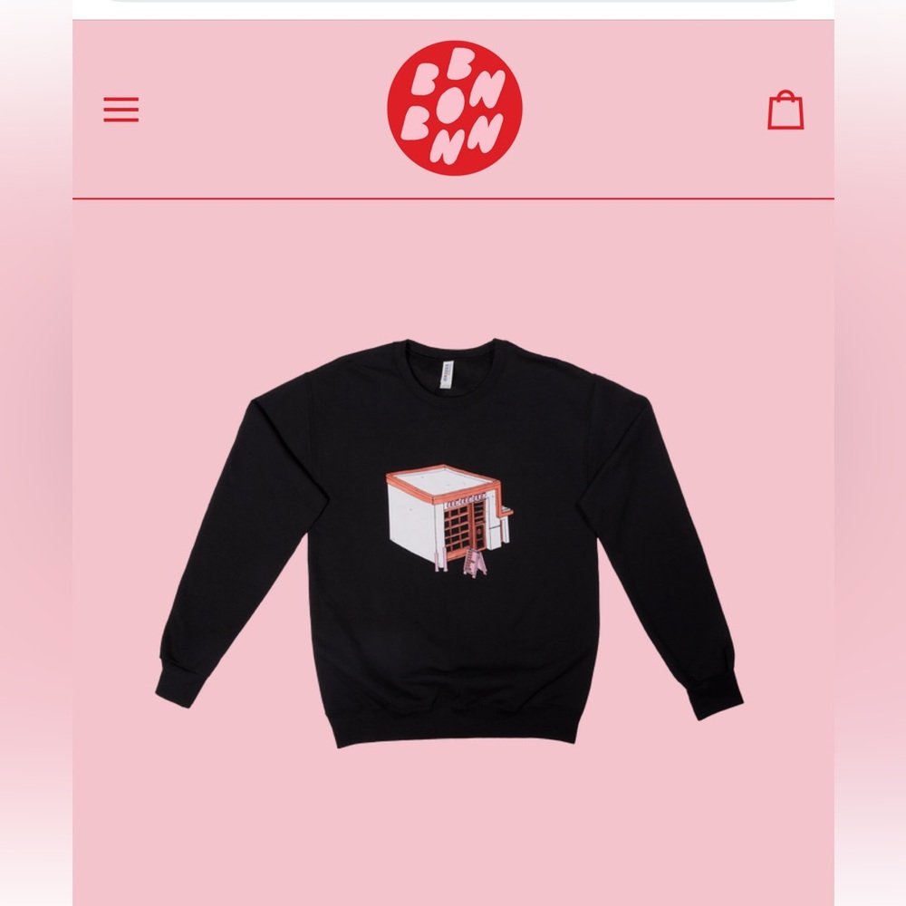 Bon Bon Bon chocolate shop sweatshirt XL unisex